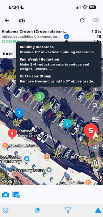 Multiple objective definitions in Site Map